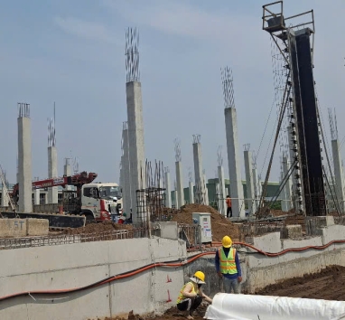 THI CÔNG CỐT THÉP NHÀ SẢN XUẤT VẢI BO WEI