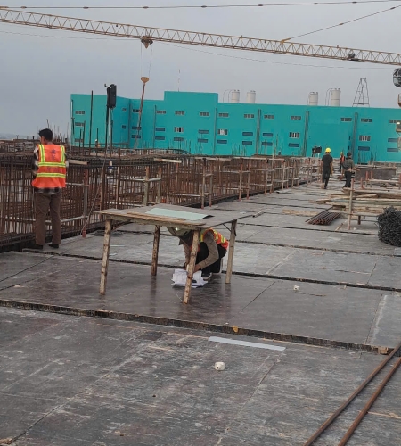 THI CÔNG CỐT THÉP NHÀ SẢN XUẤT VẢI BO WEI