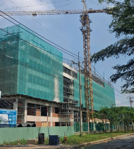 THI CÔNG CỐT THÉP NHÀ SẢN XUẤT VẢI BO WEI