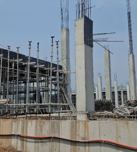 THI CÔNG CỐT THÉP NHÀ SẢN XUẤT VẢI BO WEI