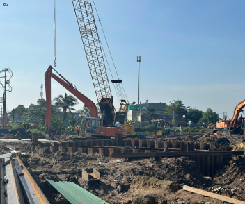 Thi công nền móng 